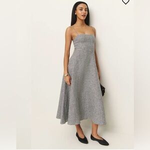 NWT Reformation Monette Linen Dress